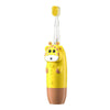 Children Cartoon Colorful Waterproof Electric Toothbrush Smart Sonic Toothbrush(Yellow)