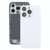 iPhone 16 Pro Glass Back Cover with Lens Cover - White
