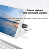 Yesido GS07 Micro USB to USB 2.0 OTG Mini Connector Adapter with Keychain(Black)