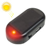 LQ-S10 Car Solar Power Simulated Dummy Alarm Warning Anti-Theft LED Flashing Security Light Fake Lamp(Red Light)