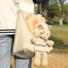 Canvas Pet Carrier Bag, Bear Khaki, For Cats & Small Dogs (Up to 6kg)