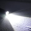 White Light Dimmable Rechargeable Flashlight , 3-Modes with Magnetic & Lanyard(Black)