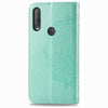 For  Alcatel 1S (2020) Embossed Mandala Pattern TPU + PU Horizontal Flip Leather Case with Holder & Three Card Slots & Wallet(Green)