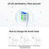 HUAWEI Lebooo LBS-T053A 2 PCS Smart Toothbrush Head (for HCB0001) (White)