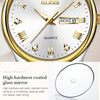 OLEVS 5563 Women Luminous Waterproof Quartz Watch(White + Gold)