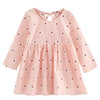 Girl Dress Children Dress Girls Long Sleeve Plaid Dress Soft Cotton Summer Princess Dresses Baby Girls Clothes, Size:120cm(Pink Flowers)