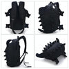 3D Animal Backpack Dinosaur Shape Cartoon School Bags Teenager Schoolbag(Black)