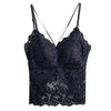 Women Beauty Back Sling Wrapped Chest Vest Crop Top Gathered Anti-Empty Bra Lingerie, Size: Free Size 40-62.5kg(Black)
