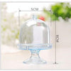12 PCS Creative Plastic Small Candy Box Transparent Lampshade Mini Food Play Tray Shaped Candy Box Toy(Silver)