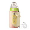 Baby Bottle Warmer Cover Outdoor Portable Milk Water Heater(Pink)