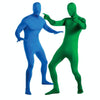 Photo Stretchy Body Green Screen Suit Video Chroma Key Tight Suit, Size: 180cm(Blue  One-piece)