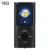 1.8 inch TFT Screen Metal MP4 Player With 16G TF Card+Earphone+Cable(Black)