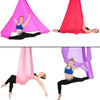Indoor Anti-gravity Yoga Knot-free Aerial Yoga Hammock with Buckle / Extension Strap, Size: 400x280cm(Light Purple)
