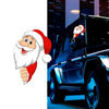 Santa Claus Elk Car Window Decorative Stickers Car Side Window Bumper Decal, Model: B Model 20 x 17cm