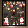 Santa Claus Hanging Stickers Shop Window Glass Door Living Room Wall Stickers(6309)
