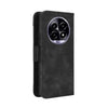 For Realme 13+ 5G Global Skin Feel Calf Texture Card Slots Leather Phone Case(Black)