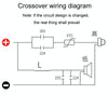 D234 High And Low 2-Way Audio Crossover Hi-Fi Speaker Conversion Divider
