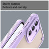 For Samsung Galaxy A36 5G Armor Glaze PC Hybrid TPU Phone Case(Purple)