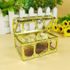 2 PCS Mini Jewelry Storage Box Princess Style Decoration Box Gift Candy Storage Box(Silver)