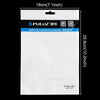 10 PCS PULUZ 25.8cm x 18cm Hang Hole Clear Front White Pearl Jewelry Zip Lock Packaging Bag (Size: L)