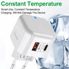 YSY-6087 20W PD + QC 3.0 Dual Ports Travel Charger Power Adapter, EU Plug