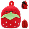 Kids Cartoon Backpack Kindergarten Children Cute School Bag Baby Girls Schoolbag(Strawberry)