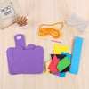 3 PCS Multicolor EVA Foam Puzzles Lovely Animals Children Handmade Bags, Random Style Delivery