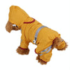 Waterproof Dog Raincoat with Hood, Green, Medium