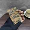 Denior V15 Ultra-thin Magnetic Phone Card Sleeve(Black Butterflies)