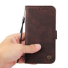 For Samsung Galaxy A36 5G / A56 5G Skin Feel Life Tree Metal Button Leather Phone Case(Brown)