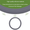 Silicone Non-slip Wear-resistant Steering Wheel Cover, Size: 37-42cm(Black)