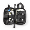 1000D Nylon Bag Outdoor Waist Fanny Pack Mobile Phone Key Mini Tools Waterproof Sport Pouch(Black)