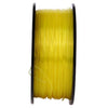 PLA 3.0 mm Transparent 3D Printer Filaments, about 115m(Yellow)