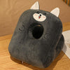 Students Double-sided Napping Pillow Office Nap Artifact Girls Sleeping Pillow, Style: L Husky