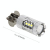 2 PCS H3 DC 12V 5W 250LM Auto Car Fog Lights with 16 SMD-2835 LED Bulbs (White Light)