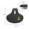 Bike No Nasal Seat Mountain Bike Saddle Comfortable Shock Absorption Bicycle Outdoor Cycling Accessories Saddle(Black)