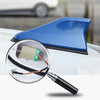 Universal Car Antenna Aerial Shark Fin Radio Signal (Blue)
