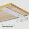 5mm Thick Triangular Bracket Bookshelf Partition Plate, Style: 150mm Black