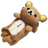 Cartoon Plush Tissue Pumping Car Back Bags