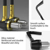 2 Pairs BSDDP B038 Motorcycle Hand Protection Bow ABS Adjustable Protection Rod(Black)