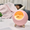 Pet Housing Bluetooth Nightlight Rechargeable Little Cat Desktop Night Light(Pink)