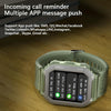 KR06 Waterproof Pedometer Sport Smart Watch, Support Heart Rate / Blood Pressure Monitoring / BT Calling (Camouflage Green)