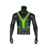LED Reflective Vest High Stretch Outdoor Reflective Vest Traffic Safety Reflective Clothing(Yellow)