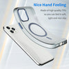 For iPhone 11 Pro MagSafe Frosted Translucent TPU + PC Full Coverage Phone Case(Dark Blue)