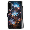 For Samsung Galaxy A26 5G Crystal Texture Colored Drawing Leather Phone Case(Little Lantern Flower)