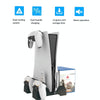 For PS5 iplay Dual-seat Charging and Cooling Base Bracket Storage Rack(White)
