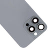 iPhone 15 Pro Glass Back Cover with Wireless Charging (Titanium Grey)