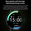 Bluetooth Talk Smartwatch Multi-Function Monitor Heart Rate / Blood Pressure / Blood Oxygen / Sleep(Pink)