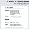 Baseus CD Series PD20W USB-C / Type-C to 8 Pin Fast Charging Data Cable, Length:2m(Blue)