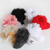 3 Pairs Bow Lace Socks Baby Cotton Ankle Socks, Size:S(White Socks Red Bow)